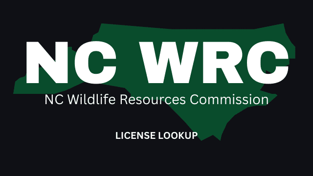 NC Wildlife Resources Commission License Lookup